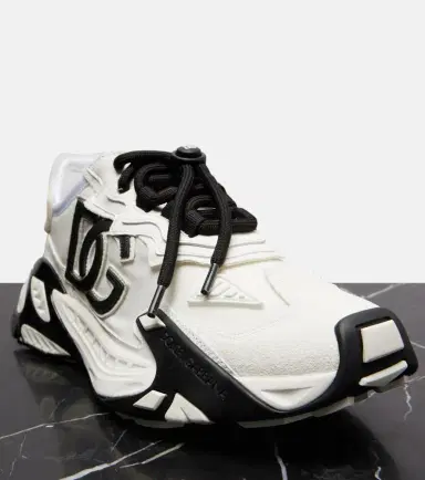 Dolce & Gabbana Day Faster DG suede-trimmed sneakers | Thumbnail 4 Dolce & Gabbana Day Faster DG suede-trimmed sneakers | Thumbnail 4