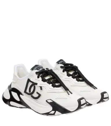 Dolce & Gabbana Day Faster DG suede-trimmed sneakers | Thumbnail 1 Dolce & Gabbana Day Faster DG suede-trimmed sneakers | Thumbnail 1