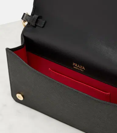 Prada Saffiano Mini leather shoulder bag | Thumbnail 3 Prada Saffiano Mini leather shoulder bag | Thumbnail 3