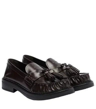 Miu Miu Leather loafers | Thumbnail 1 Miu Miu Leather loafers | Thumbnail 1
