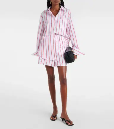 The Frankie Shop Lui striped cotton poplin shirt | Thumbnail 2 The Frankie Shop Lui striped cotton poplin shirt | Thumbnail 2
