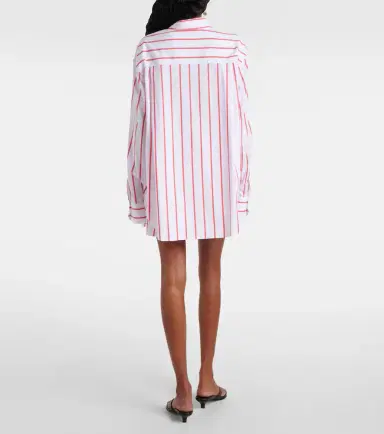 The Frankie Shop Lui striped cotton poplin shirt | Thumbnail 3 The Frankie Shop Lui striped cotton poplin shirt | Thumbnail 3
