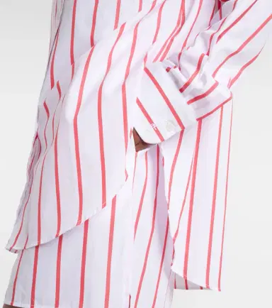 The Frankie Shop Lui striped cotton poplin shirt | Thumbnail 5 The Frankie Shop Lui striped cotton poplin shirt | Thumbnail 5
