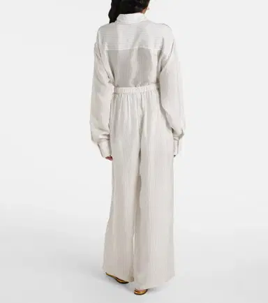 The Frankie Shop Brenna sheer striped wide-leg pants | Thumbnail 5 The Frankie Shop Brenna sheer striped wide-leg pants | Thumbnail 5