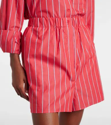 The Frankie Shop Lui striped cotton poplin shorts | Thumbnail 3 The Frankie Shop Lui striped cotton poplin shorts | Thumbnail 3