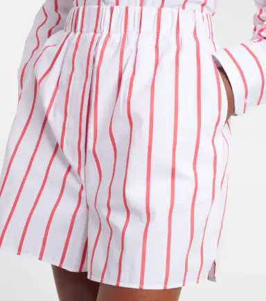 The Frankie Shop Lui striped cotton poplin shorts | Thumbnail 5 The Frankie Shop Lui striped cotton poplin shorts | Thumbnail 5