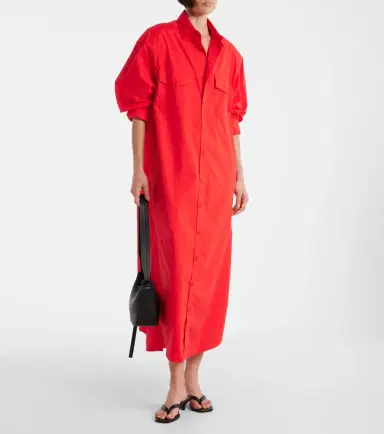 The Frankie Shop Calren cotton shirtdress | Thumbnail 2 The Frankie Shop Calren cotton shirtdress | Thumbnail 2