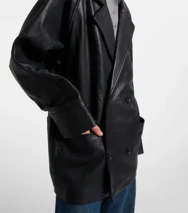 Frame Oversized leather jacket | Thumbnail 3 Frame Oversized leather jacket | Thumbnail 3