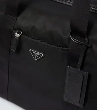 Prada Re-Nylon leather-trimmed duffel bag | Thumbnail 4 Prada Re-Nylon leather-trimmed duffel bag | Thumbnail 4