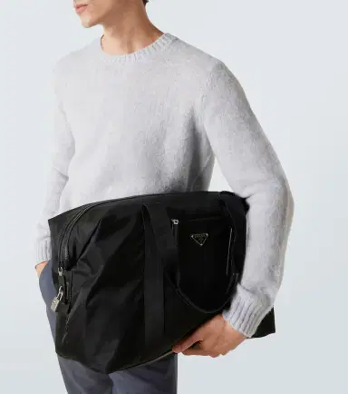 Prada Re-Nylon leather-trimmed duffel bag | Thumbnail 5 Prada Re-Nylon leather-trimmed duffel bag | Thumbnail 5