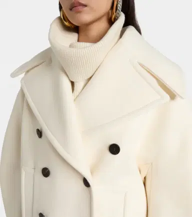 Jacquemus Ovalo virgin wool peacoat | Thumbnail 7 Jacquemus Ovalo virgin wool peacoat | Thumbnail 7