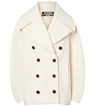 Jacquemus Ovalo virgin wool peacoat | Thumbnail 1 Jacquemus Ovalo virgin wool peacoat | Thumbnail 1
