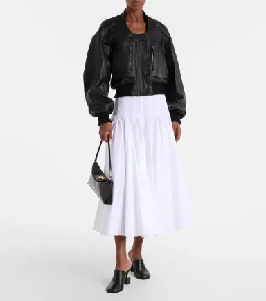 Jacquemus Cropped leather jacket | Thumbnail 3 Jacquemus Cropped leather jacket | Thumbnail 3