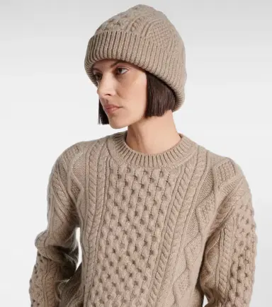 Loro Piana Cable-knit cashmere beanie | Thumbnail 5 Loro Piana Cable-knit cashmere beanie | Thumbnail 5