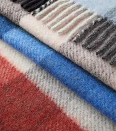 Loewe Checked alpaca and wool-blend blanket | Thumbnail 4 Loewe Checked alpaca and wool-blend blanket | Thumbnail 4