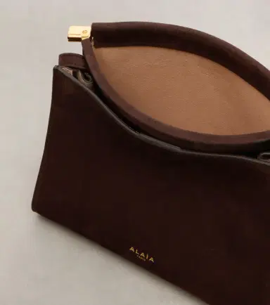 Alaïa Alaïa Le Click Small suede shoulder bag | Thumbnail 2 Alaïa Alaïa Le Click Small suede shoulder bag | Thumbnail 2