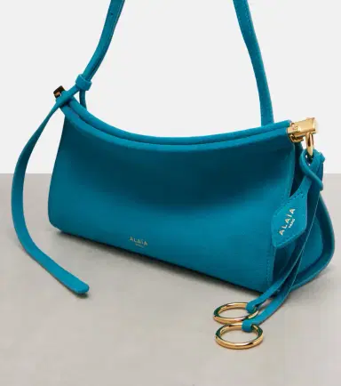 Alaïa Alaïa Le Click Small suede shoulder bag | Thumbnail 2 Alaïa Alaïa Le Click Small suede shoulder bag | Thumbnail 2