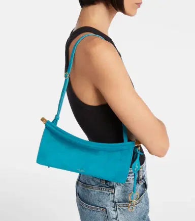 Alaïa Alaïa Le Click Small suede shoulder bag | Thumbnail 5 Alaïa Alaïa Le Click Small suede shoulder bag | Thumbnail 5