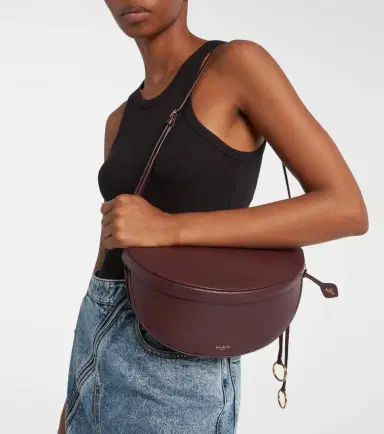 Alaïa Alaïa Hip Small leather shoulder bag | Thumbnail 6 Alaïa Alaïa Hip Small leather shoulder bag | Thumbnail 6