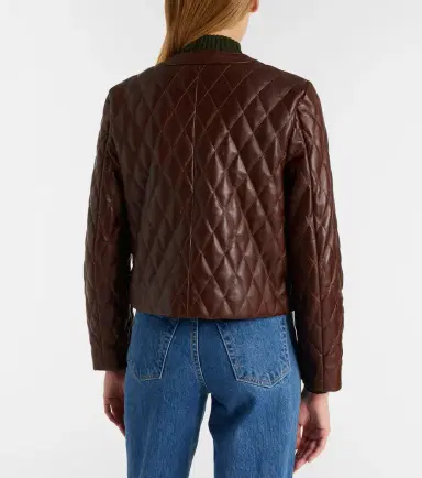 Nili Lotan Amy cropped quilted leather jacket | Thumbnail 2 Nili Lotan Amy cropped quilted leather jacket | Thumbnail 2