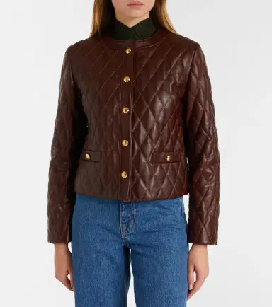 Nili Lotan Amy cropped quilted leather jacket | Thumbnail 5 Nili Lotan Amy cropped quilted leather jacket | Thumbnail 5