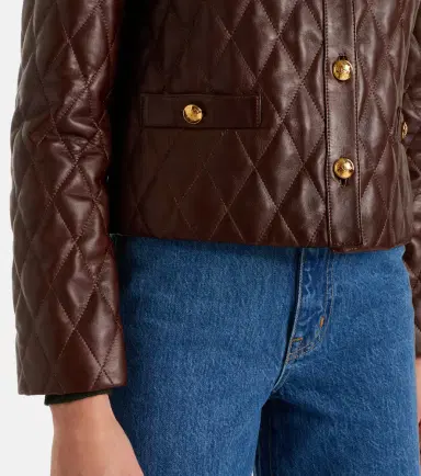 Nili Lotan Amy cropped quilted leather jacket | Thumbnail 6 Nili Lotan Amy cropped quilted leather jacket | Thumbnail 6