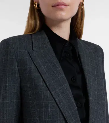 Nili Lotan Diane checked wool-blend blazer | Thumbnail 3 Nili Lotan Diane checked wool-blend blazer | Thumbnail 3