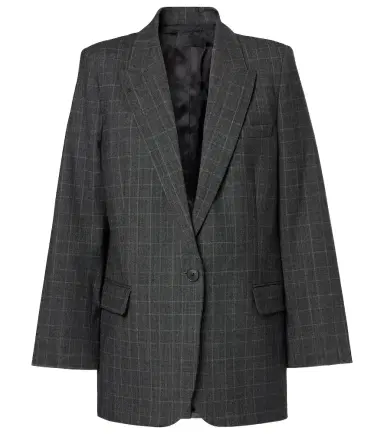 Nili Lotan Diane checked wool-blend blazer | Thumbnail 1 Nili Lotan Diane checked wool-blend blazer | Thumbnail 1