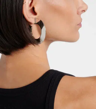 Alaïa Alaïa Blade hoop earrings | Thumbnail 6 Alaïa Alaïa Blade hoop earrings | Thumbnail 6