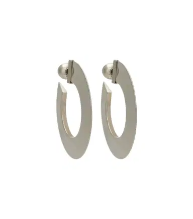 Alaïa Alaïa Blade hoop earrings | Thumbnail 1 Alaïa Alaïa Blade hoop earrings | Thumbnail 1
