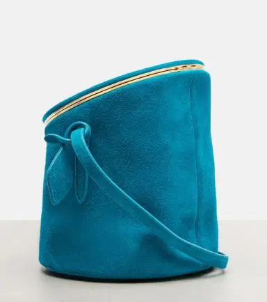 Alaïa Alaïa La Canette Small suede bucket bag | Thumbnail 4 Alaïa Alaïa La Canette Small suede bucket bag | Thumbnail 4