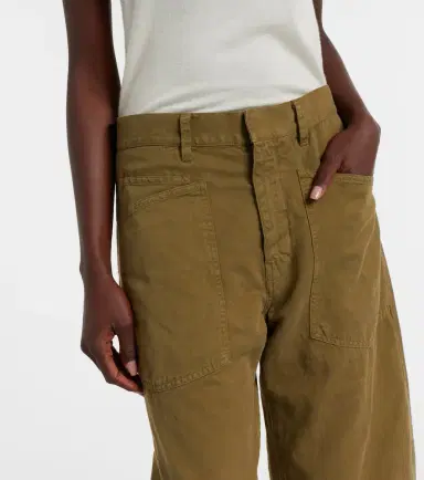 Nili Lotan Shon cotton and linen barrel-leg pants | Thumbnail 4 Nili Lotan Shon cotton and linen barrel-leg pants | Thumbnail 4