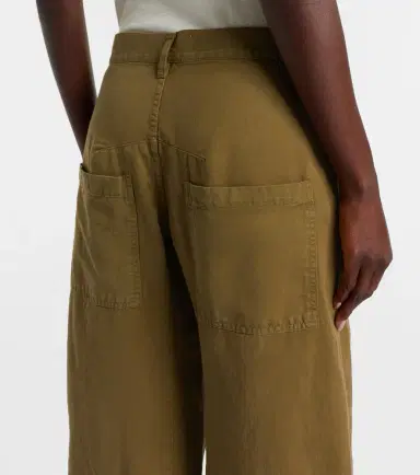 Nili Lotan Shon cotton and linen barrel-leg pants | Thumbnail 7 Nili Lotan Shon cotton and linen barrel-leg pants | Thumbnail 7