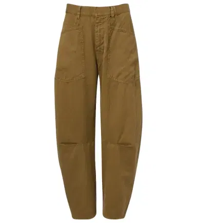 Nili Lotan Shon cotton and linen barrel-leg pants | Thumbnail 1 Nili Lotan Shon cotton and linen barrel-leg pants | Thumbnail 1