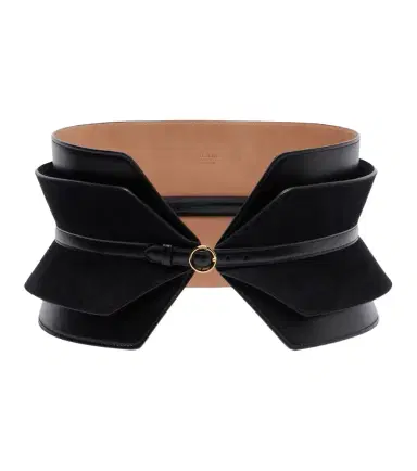 Alaia Alaïa Bustier leather and suede belt | Thumbnail 1 Alaia Alaïa Bustier leather and suede belt | Thumbnail 1