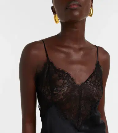 Nili Lotan Mabelle lace-trimmed silk satin camisole | Thumbnail 3 Nili Lotan Mabelle lace-trimmed silk satin camisole | Thumbnail 3