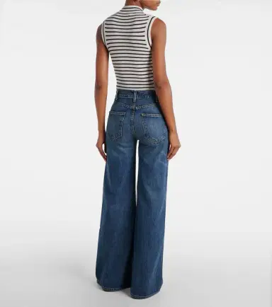 Nili Lotan Salome mid-rise wide-leg jeans | Thumbnail 4 Nili Lotan Salome mid-rise wide-leg jeans | Thumbnail 4