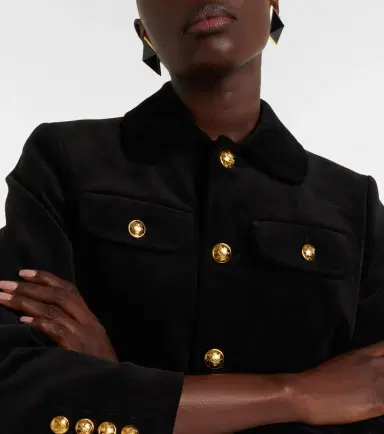 Nili Lotan Chamonix cropped cotton-blend jacket | Thumbnail 4 Nili Lotan Chamonix cropped cotton-blend jacket | Thumbnail 4