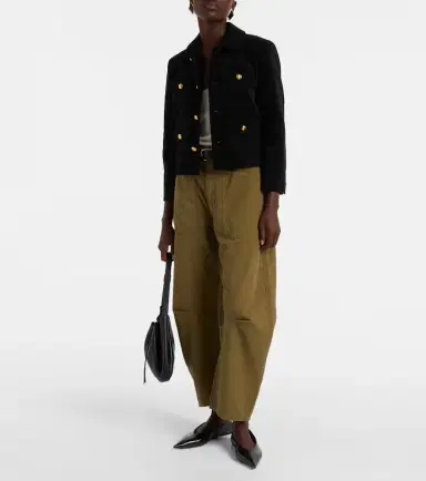 Nili Lotan Chamonix cropped cotton-blend jacket | Thumbnail 6 Nili Lotan Chamonix cropped cotton-blend jacket | Thumbnail 6
