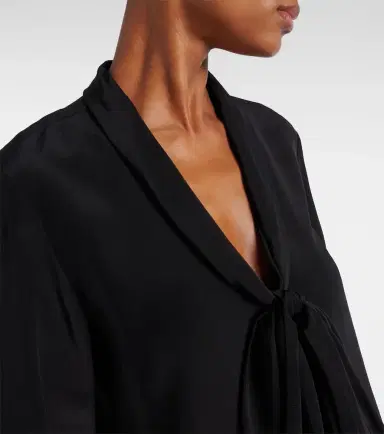 Nili Lotan Angelique bow-detail silk blouse | Thumbnail 5 Nili Lotan Angelique bow-detail silk blouse | Thumbnail 5