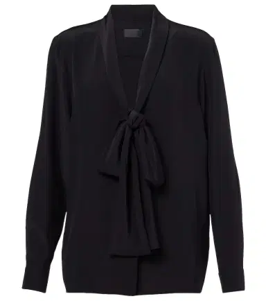 Nili Lotan Angelique bow-detail silk blouse | Thumbnail 1 Nili Lotan Angelique bow-detail silk blouse | Thumbnail 1