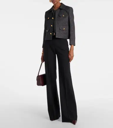 Nili Lotan Chamonix cotton and wool-blend jacket | Thumbnail 2 Nili Lotan Chamonix cotton and wool-blend jacket | Thumbnail 2