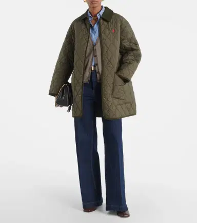 Polo Ralph Lauren Quilted corduroy-trimmed jacket | Thumbnail 4 Polo Ralph Lauren Quilted corduroy-trimmed jacket | Thumbnail 4