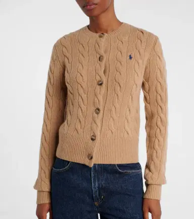 Polo Ralph Lauren Cable-knit wool and cashmere cardigan | Thumbnail 2 Polo Ralph Lauren Cable-knit wool and cashmere cardigan | Thumbnail 2