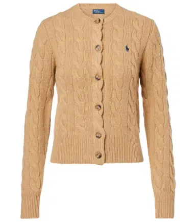 Polo Ralph Lauren Cable-knit wool and cashmere cardigan | Thumbnail 1 Polo Ralph Lauren Cable-knit wool and cashmere cardigan | Thumbnail 1