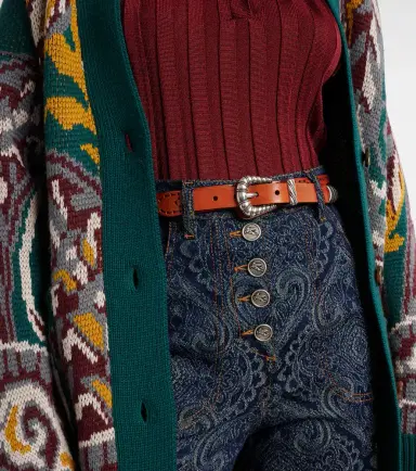 Etro Western leather belt | Thumbnail 3 Etro Western leather belt | Thumbnail 3