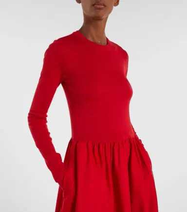 Polo Ralph Lauren Cotton midi dress | Thumbnail 6 Polo Ralph Lauren Cotton midi dress | Thumbnail 6