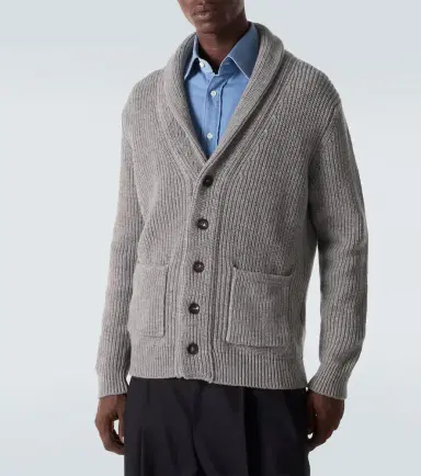 Thom Sweeney Wool and cashmere cardigan | Thumbnail 5 Thom Sweeney Wool and cashmere cardigan | Thumbnail 5