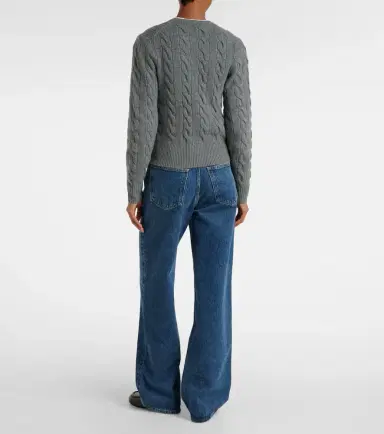 Polo Ralph Lauren Cable-knit wool and cashmere cardigan | Thumbnail 2 Polo Ralph Lauren Cable-knit wool and cashmere cardigan | Thumbnail 2