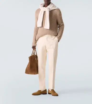 Thom Sweeney Cotton twill chinos | Thumbnail 3 Thom Sweeney Cotton twill chinos | Thumbnail 3